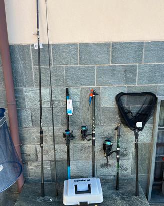 Canne e attrezzatura da pesca carp fishing 