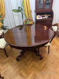 Elegante Tavolo Antico Luigi Filippo (1800)