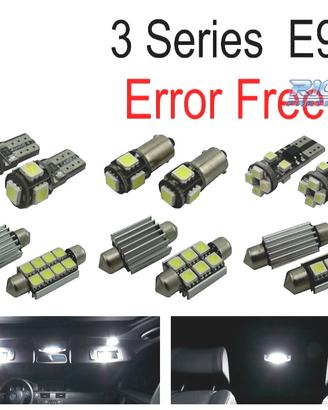 KIT 17 LAMPADE LED INTERNE BMW SERIE 3 E90 SEDAN 3