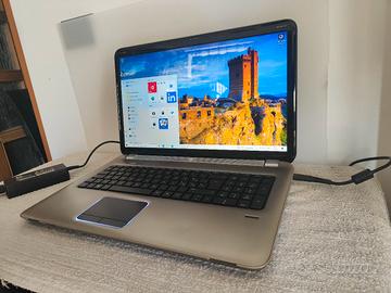 PC portatile HP DV7 17" XL i5 Win 10 SSD240  8GB