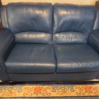 Tris di divani in pelle