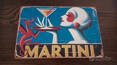 Insegna Martini in metallo 