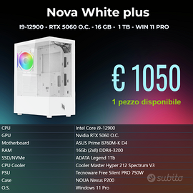 I9-12900 - RTX 5060 O.C. - 16 GB -  1 TB - WIN 11