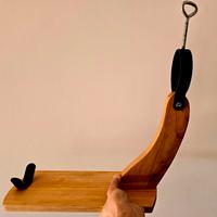 porta prosciutto in legno 