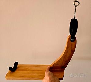 porta prosciutto in legno 