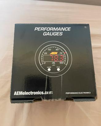 Manometro sensore di pressione olio AEM 150 psi
