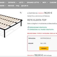 rete matrimoniale eminflex elekta top