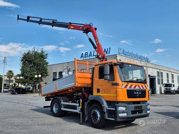 Man TGM 15.250 gru e ribaltabile