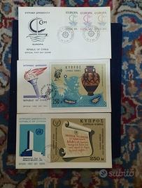 CIPRO 1966/1967/1968 LOTTO 3 BUSTE FDC SPLENDIDE.