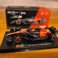 NUOVA Alfa Romeo C43 F1 2023 Burago 1:43