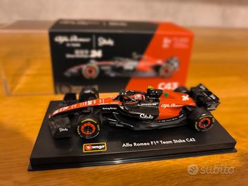 NUOVA Alfa Romeo C43 F1 2023 Burago 1:43