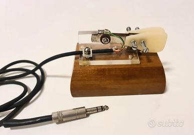 TASTO MANIPOLATORE MORSE ARTIGIANALE TELEGRAFO