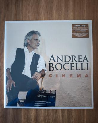 LP doppio da 180 g. di Andrea Bocelli "Cinema"