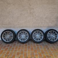 Set 4 cerchi BMW 17" + gomme Continental 225/45