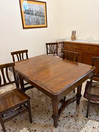 Tavolo in legno stile 1900