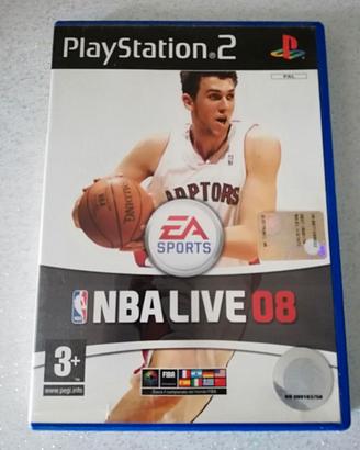 NBA live 08 Sony PlayStation 2 Basket FIBA EA.