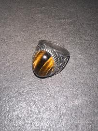 Anello occhio di tigre