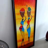 Quadro bassorilievo africano