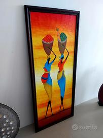 Quadro bassorilievo africano