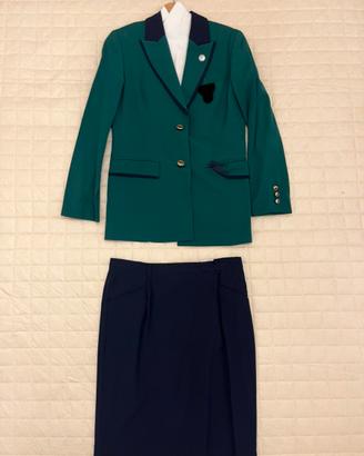 Divisa Storica Hostess Alitalia Mondrian + Spilla