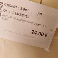 Abito prima comunione bambina 