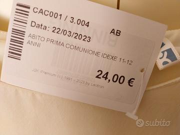 Abito prima comunione bambina 