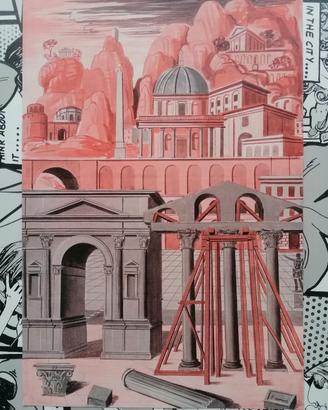 Poster Stampa d'Epoca Achille Funi 1940