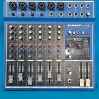 MIXER SAMSON MDR8 - MIXER ANALOGICO 8ch-4mic+2st.