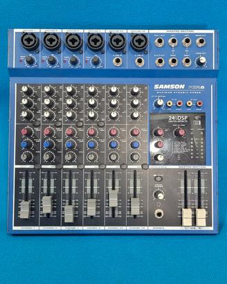 MIXER SAMSON MDR8 - MIXER ANALOGICO 8ch-4mic+2st.