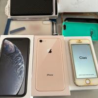 Iphone 5s + accessori Xr 8 lotto con cover