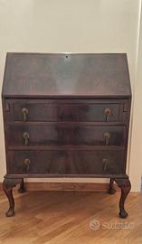 Elegante Mobile a Ribalta Antico in Legno