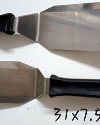 SPATOLE ACCIAIO INOX PROFESSIONALI