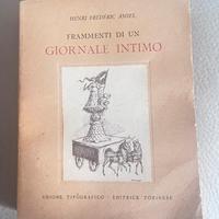 Frammenti d i un giornale intimo Amiel 1946 UTET