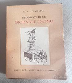 Frammenti d i un giornale intimo Amiel 1946 UTET