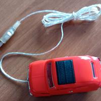 Mouse ottico Fiat 500 USB Vintage con fari e luci
