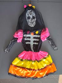 Costume bambina halloween, Dias de Los muertos