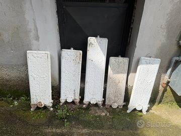 Termosifoni in ghisa vintage