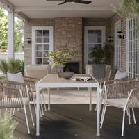 Tavolo da esterno in alluminio — usato 4 mesi, sta