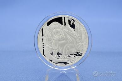 Niue 2022 - 1oz Ag - Apex Predators Waran vs Tiger