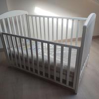 Lettino/culla Erbesi + materasso antisoffoco