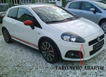 Coppia fari neri Abarth Grande Punto 2005 - 2008