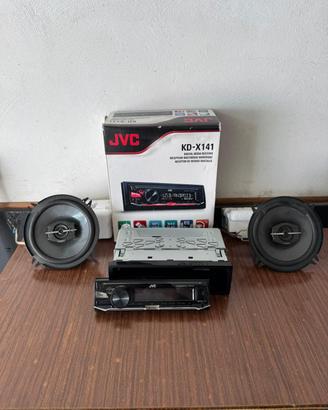 radio Jvc + casse Sony