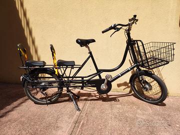 Bicicletta cargobike Bicicapace justlong muscolare