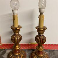 Antiche abat-jour in legno