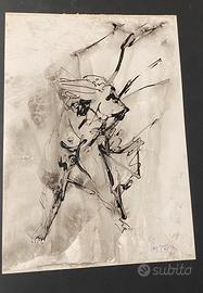 China acquerellata Dante Carpigiani 1921/2009