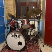 batteria acustica dr.beat drum-come nuova!!