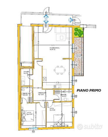 Trilocale di 120 Mq in fase di realizzazione