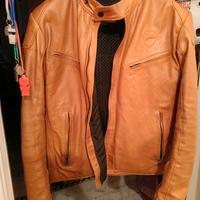 Giacca pelle moto 