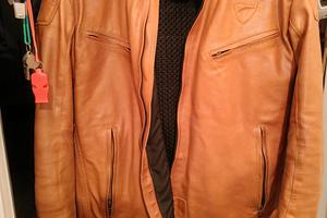 Giacca pelle moto 