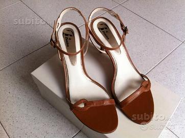 Sandali donna Bata n. 39 tacco 9 cm come nuovi